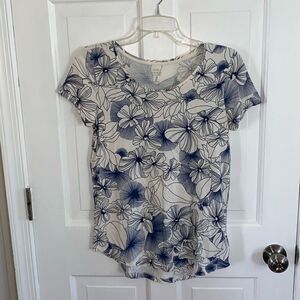 🔥3/$20🔥 GAP Luxe floral print tee size S
